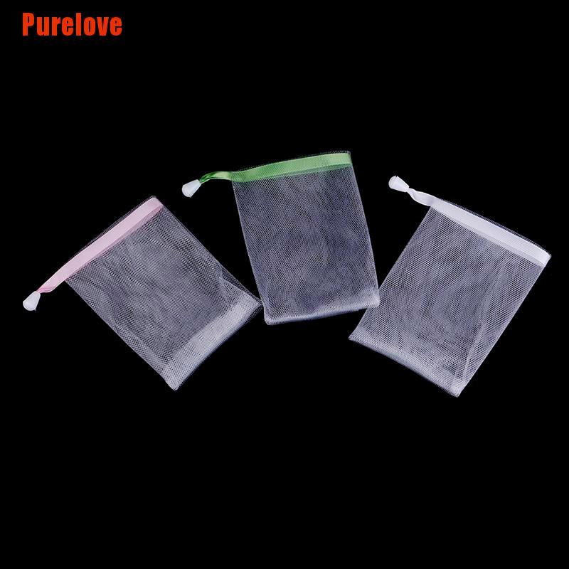 Túi Lưới Nylon Đựng Xà Phòng Tẩy Tế Bào Chết Tiện Dụng