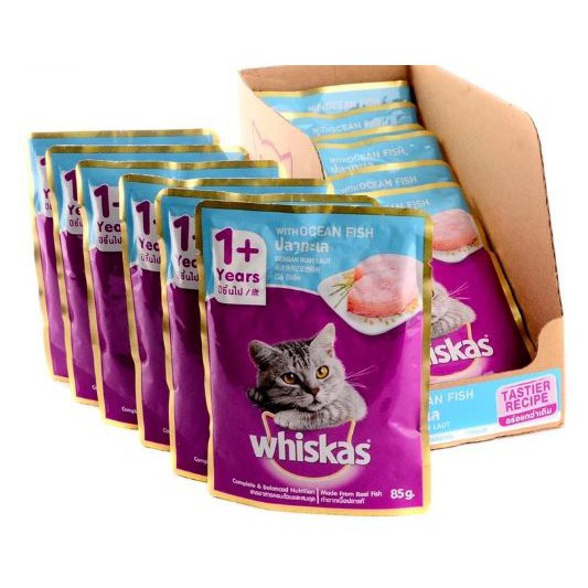 PATE MÈO THÙNG 24 GÓI PATE WHISKAS CHO MÈO LỚN ĐỦ MỌI LỨA TUỔI 80G_Titipets