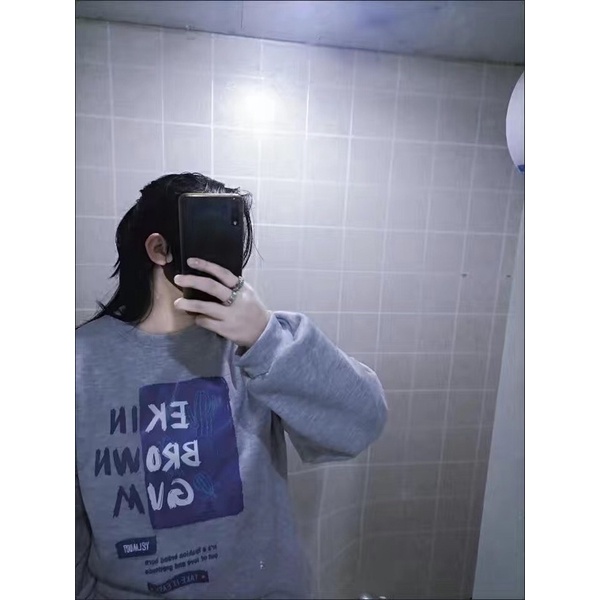 Áo nỉ lót nhung oversize