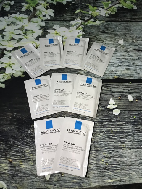Sample Gói Gel Rửa Mặt Cho Da Dầu - Da Hỗn Hợp Dầu LarochePosay Effaclar Gel