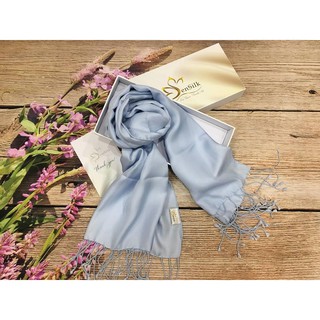 Khăn Lụa SenSilk Luxury Xanh siêu đẹp