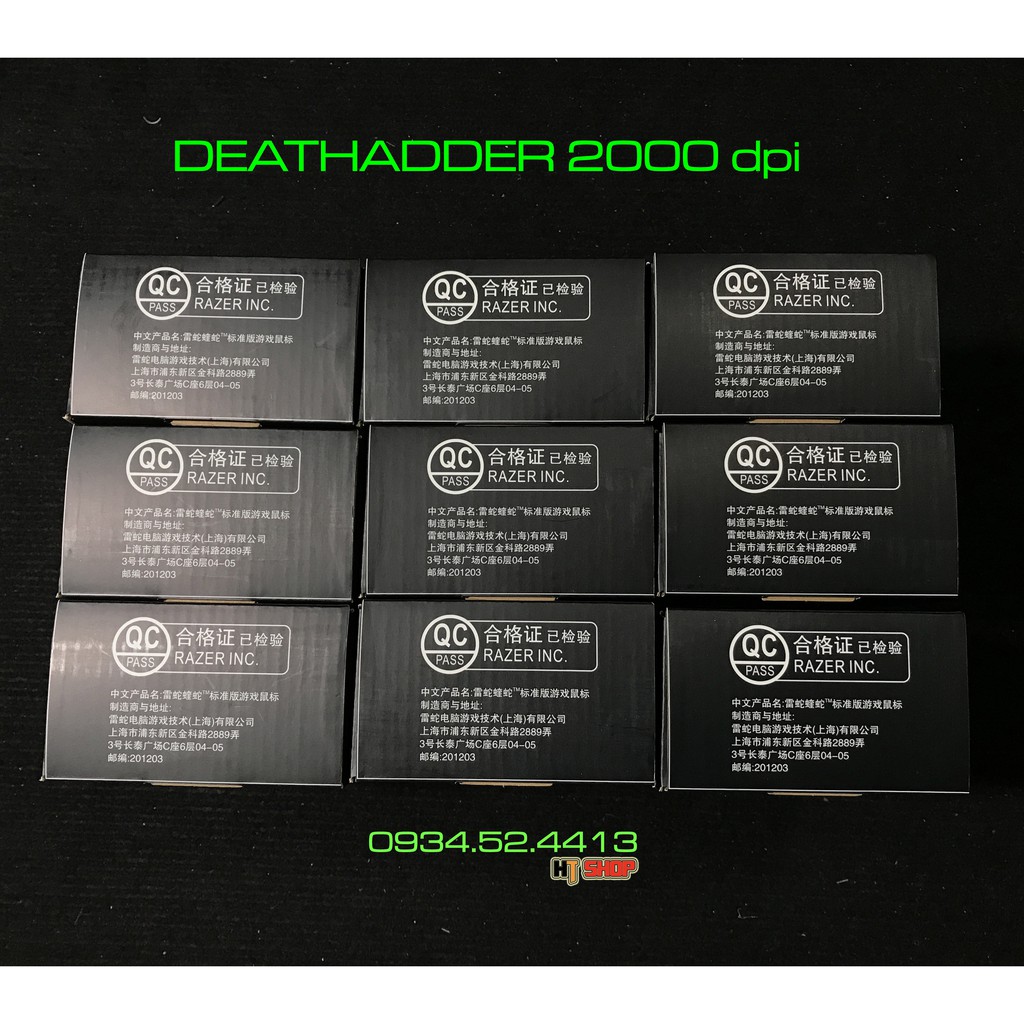 Chuột Razer DeathAdder 2000dpi mới nguyên seal | WebRaoVat - webraovat.net.vn