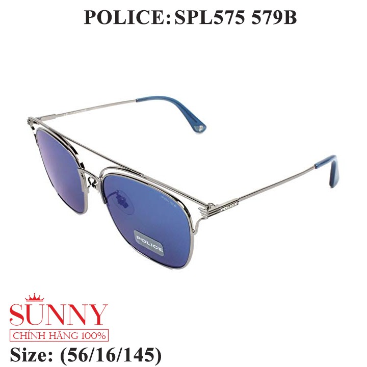 Kính mát chính hãng Police SPL575 màu sắc thời trang, thiết kế dễ đeo bảo vệ mắt