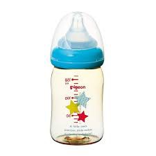 Bình sữa pigeon nội địa Nhật cổ rộng nhựa PPSU 160ml