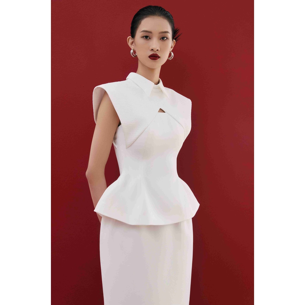 Áo VT phối gấm xốp Nancy Twill Shirt