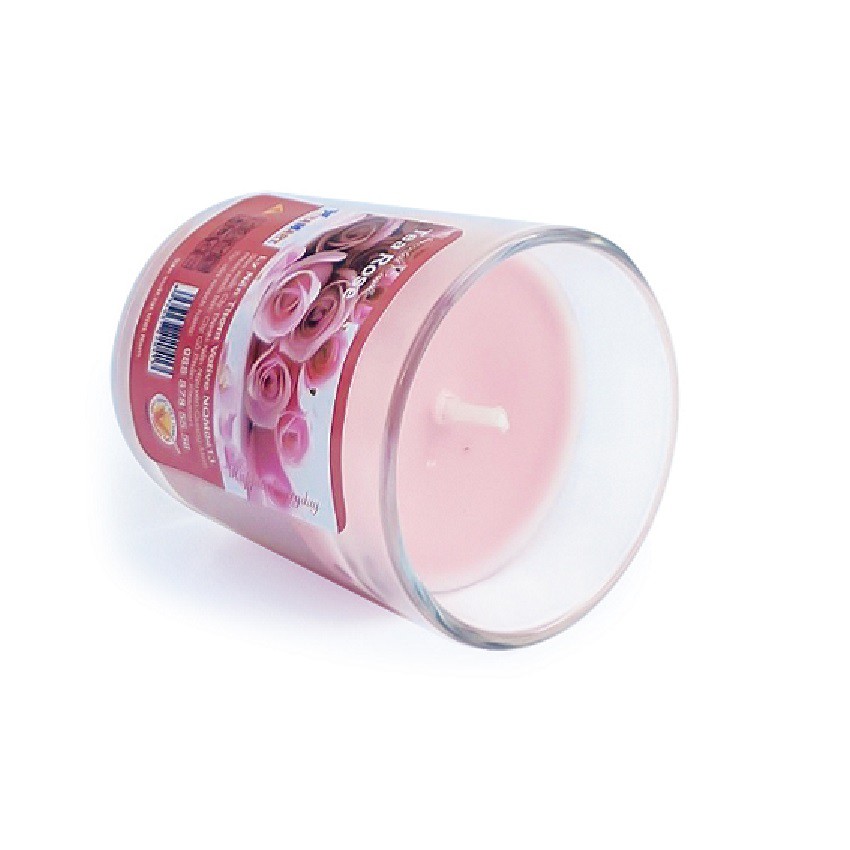 Hộp 6 ly nến thơm votive Miss Candle FTRAMART NQM0413 Tea Rose (Hương hoa hồng)