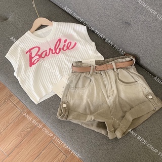 Áo len barbie ( kèm ảnh shop chụp thật)