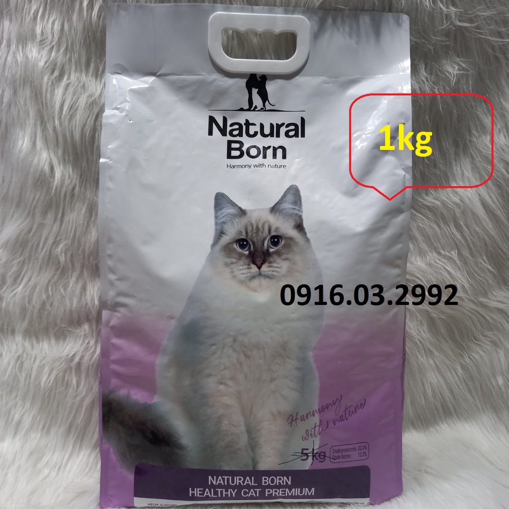 Thức ăn cho mèo Natural Born 1kg