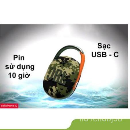 FREESHIP TOÀN QUỐC-Loa JBL Clip 4  5.1  Mini Clip4-Chống Nước IP67 Di Động Có Móc-BH 24 THÁNG @