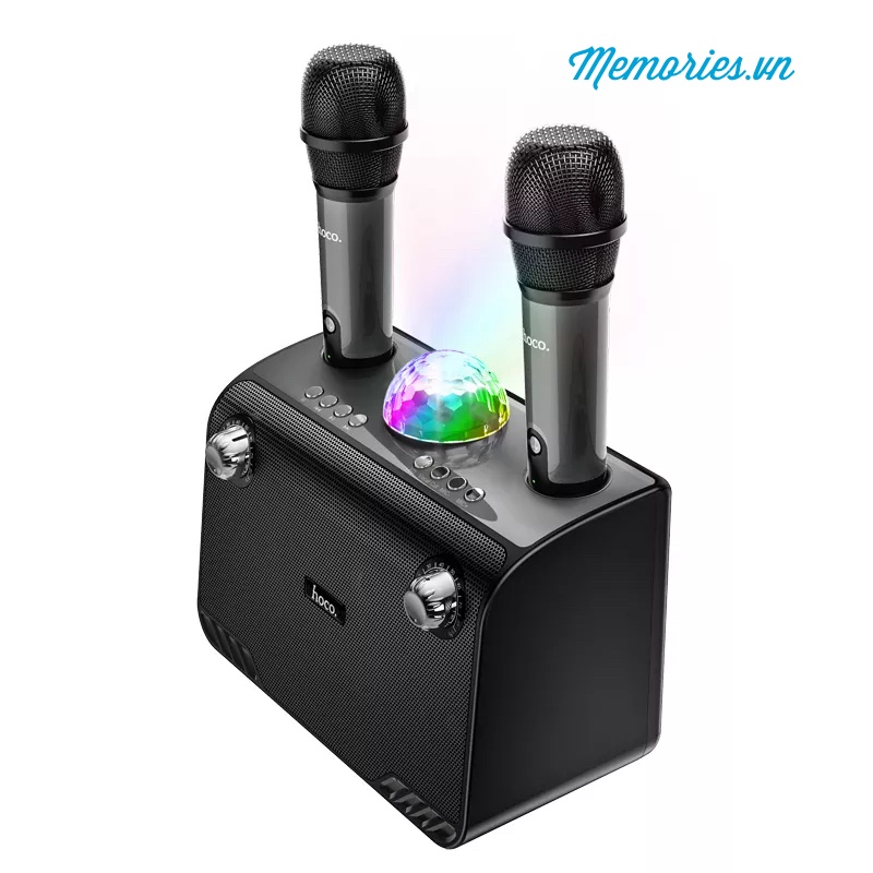 Microphone Karaoke Hoco BK9 / BS41 Plus / BS46 / SD 306 mắt cú + Tặng kèm 2 mic, loa bluetooth chính hãng, quà Tết, Noel