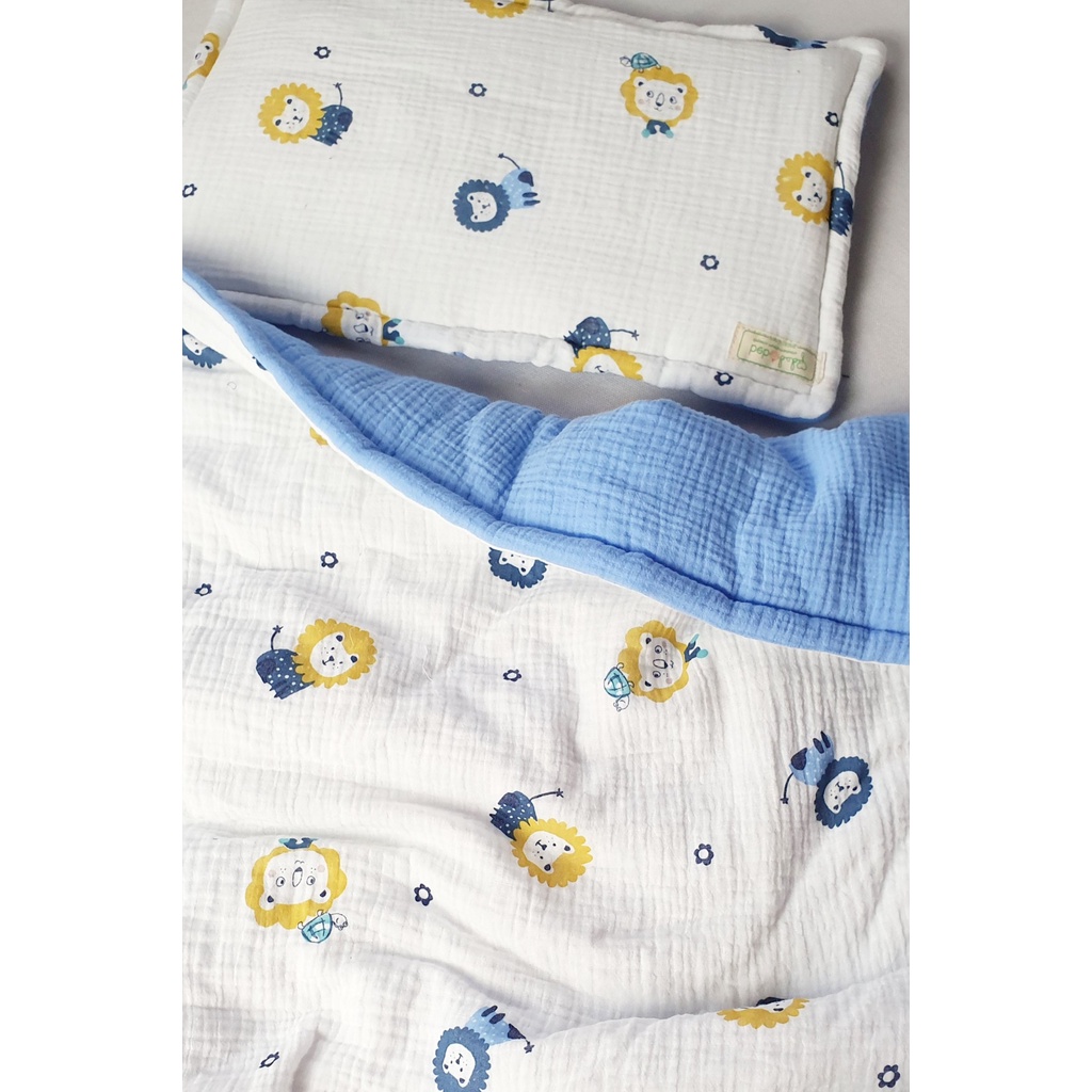 Chăn Bông Muslin Cao Cấp Bebobaby - mềm mịn & thân thiện với da Bé