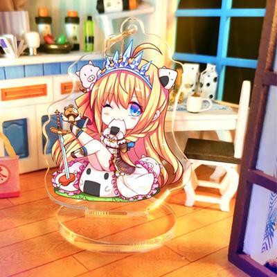 ( Mica trong acrylic) Móc khóa Princess Connect Re:Dive Công chúa kết nối ver cute in hình anime chibi