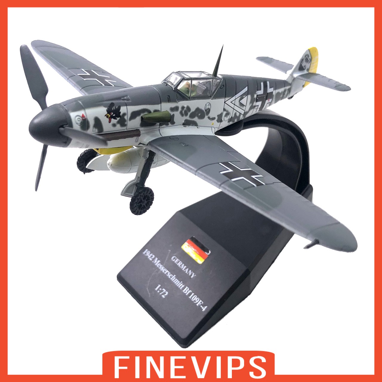 Mô Hình Máy Bay Quân Đội Đức Bf 109 F-4 Bằng Kim Loại Tỉ Lệ 1 / 72