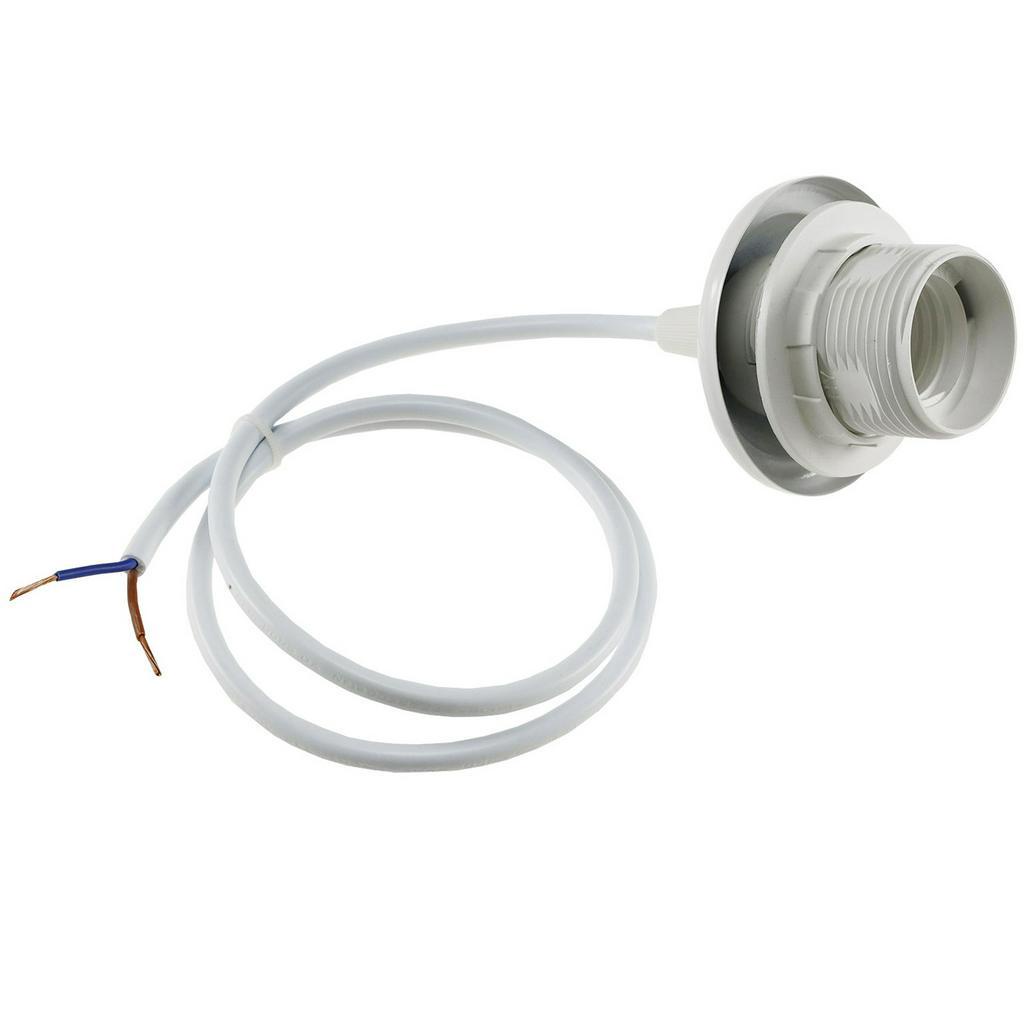 Dây đui đèn vành E27   đuôi xoáy - thả lồng đèn mây tre, gỗ, sắt.