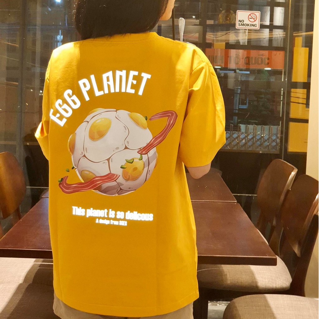 Áo thun tay lỡ nam nữ egg SGES phản quang bền đẹp siêu chất | BigBuy360 - bigbuy360.vn