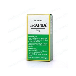 Bột khử mùi hôi nách , hôi chân Trapha