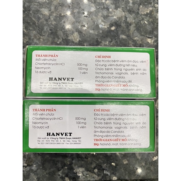 1 viên HAN V.T.C dùng cho trâu bò ngựa lợn