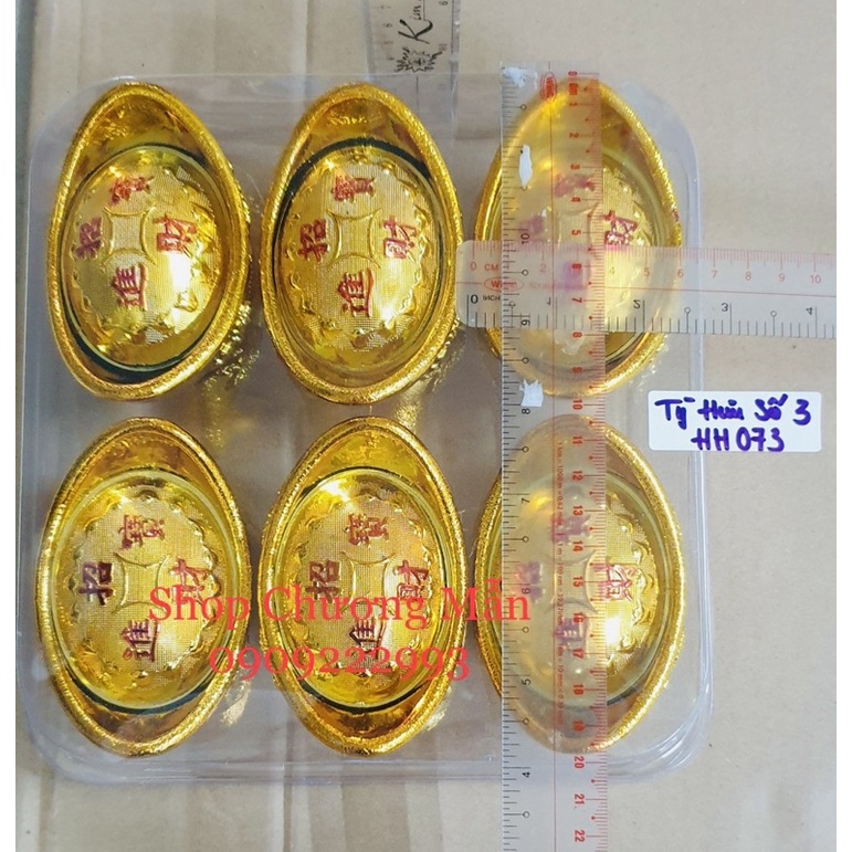 Thỏi Vàng Hộp Xi Mạ Tỳ Hưu Làm Cây Tài Lộc