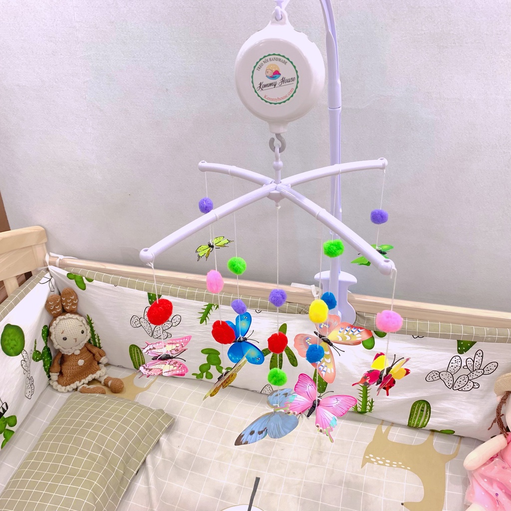(Mã ưu đãi) Mẫu treo nôi bướm chuyển động