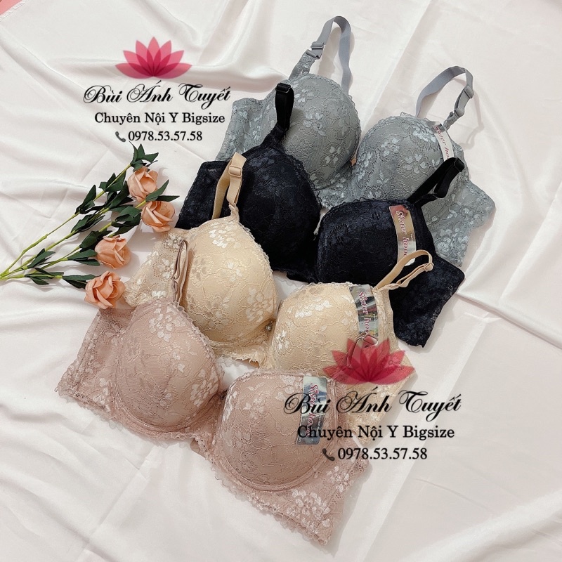 Áo ngực ren bigsize cup C Thái Lan - Áo chỉ dành cho chị em ngực to