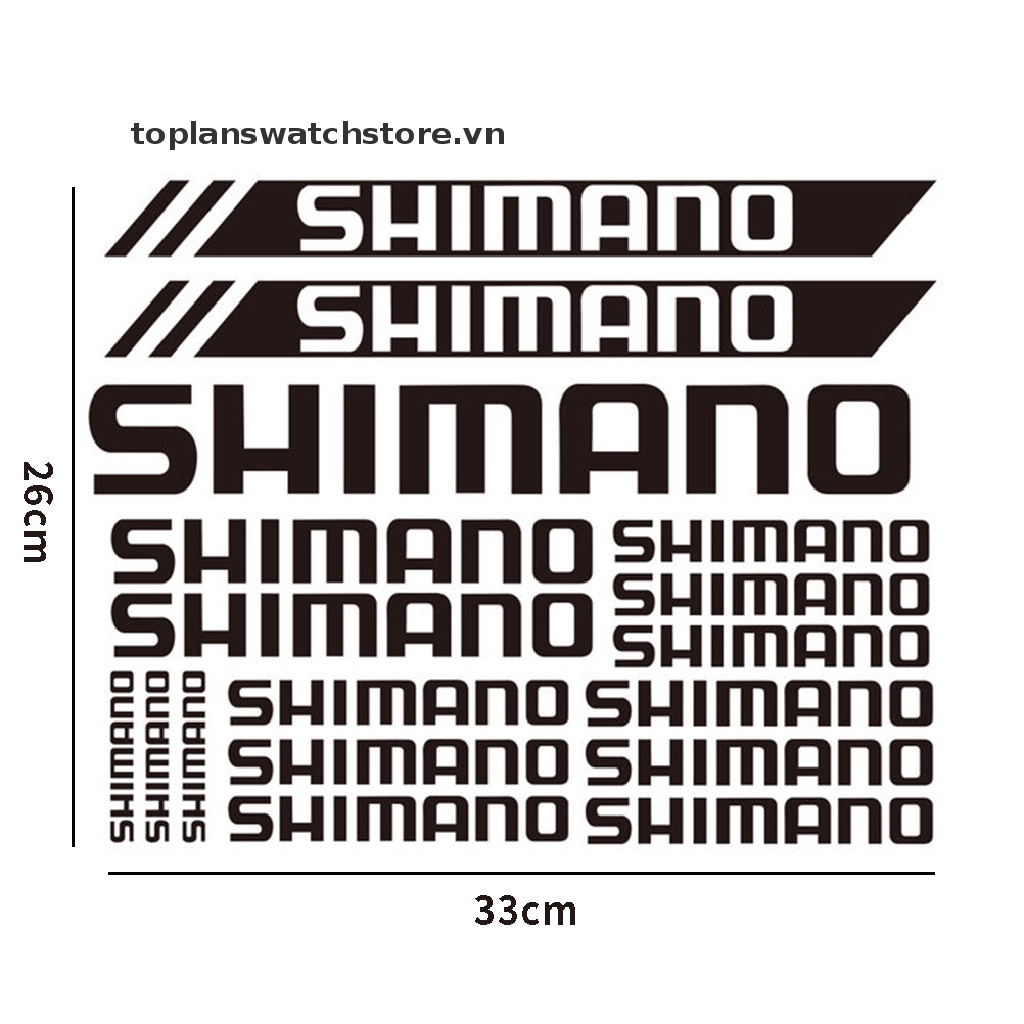 [toplanswatchstore] Đề Can Dán Khung Xe Đạp Chống Thấm Nước Bảo Vệ