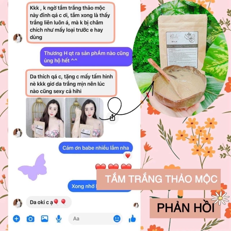 Tắm trắng da thảo mộc K'HULA MILK, dòng tắm trắng body cao cấp, tắm là trắng, hàng chính hãng 100%