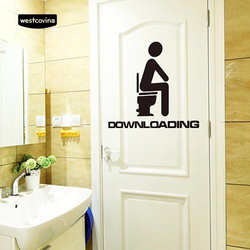 Miếng dán dấu hiệu bồn vệ sinh dễ chùi rửa