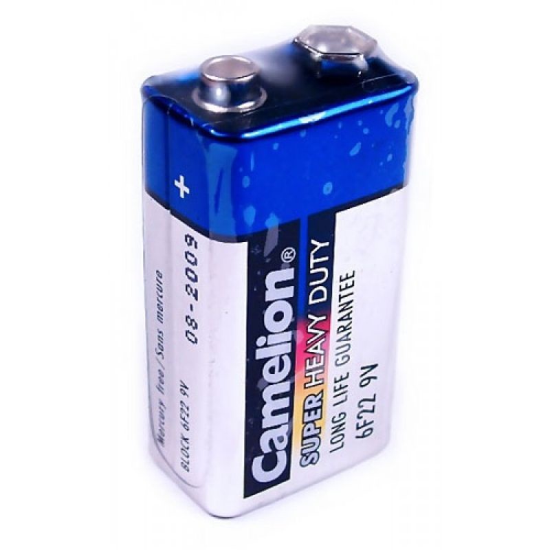 {Hàng chính hãng] Hộp 12 Viên Pin Vuông 9V Camelion 6F22 Battery