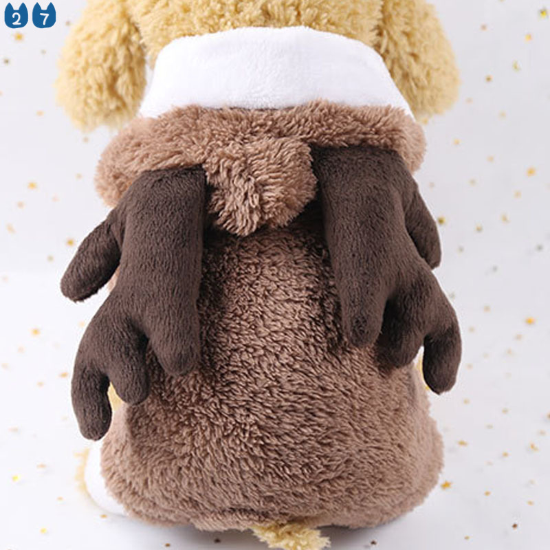 Bộ Đồ 27 Món Giữ Ấm Dày Dặn In Hoạt Hình Giáng Sinh Cho Thú Cưng
