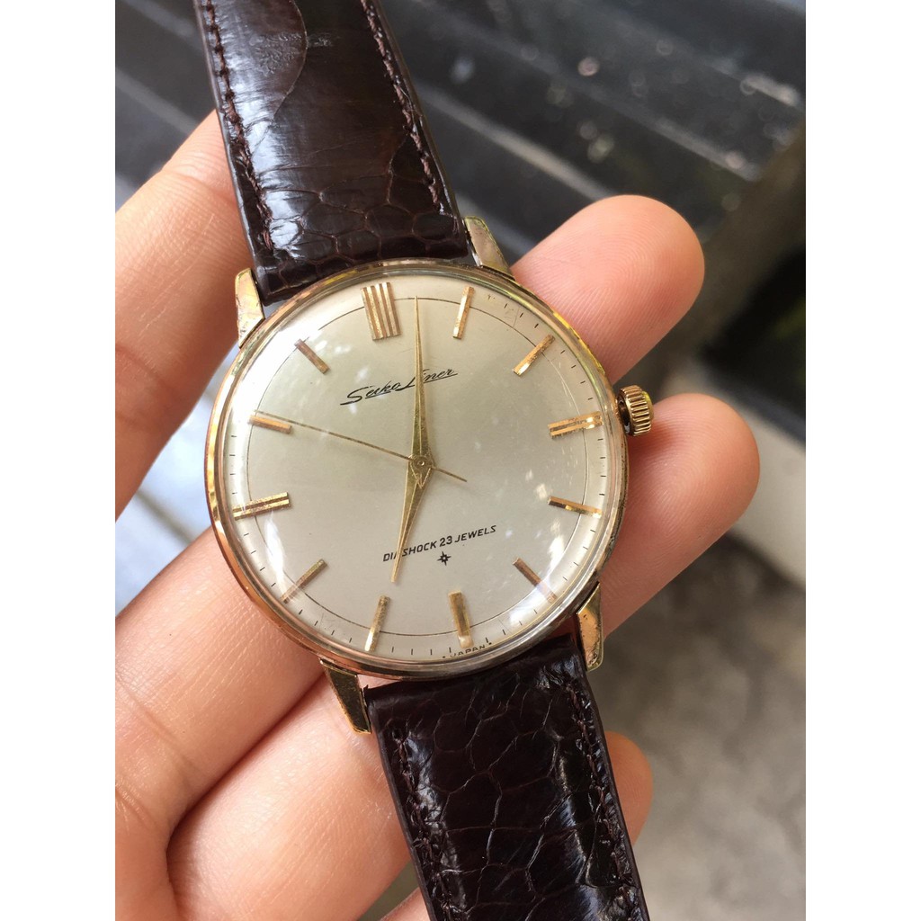 Đồng hồ nam SEIKO LINER 23 Diashock Jewels của Nhật
