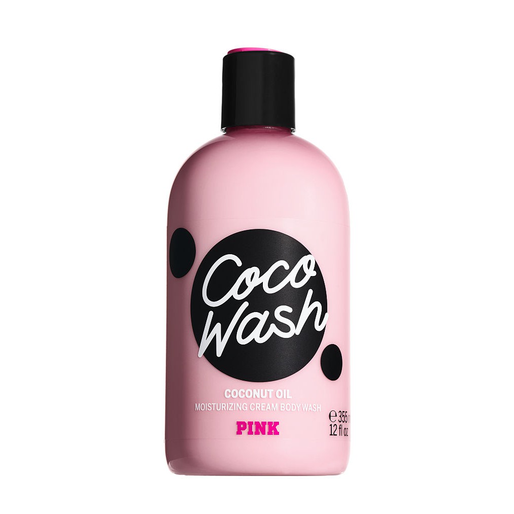 KEM TẮM DƯỠNG THỂ Victoria's Secret DÒNG PINK Coco Wash Moisturizing Cream Body Wash with Coconut Oil