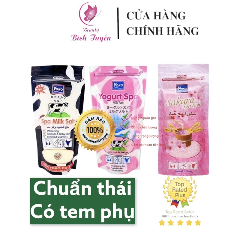 Muối Tắm Spa Thái Lan Yoko đủ loại hàng mới về