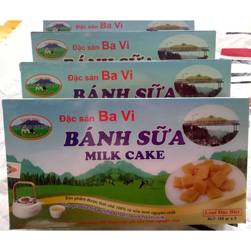 Combo 5 hộp bánh sữa Ba Vì milk cake