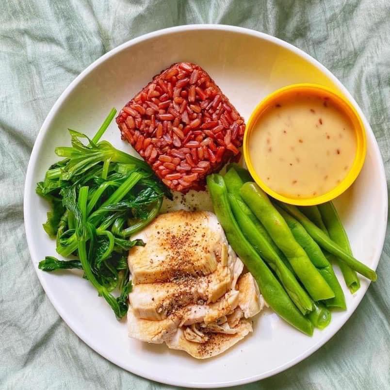 Gạo lứt dẻo đỏ hữu cơ ONFOD gạo lức hỗ trợ giảm cân ăn kiêng cho người tiểu đường, gym, yoga, bà bầu thực dưỡng 1kg