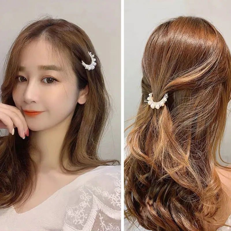 Kẹp Tóc Mái Đính Đá Lắp Lánh Cặp Bấm Mái Nữ Đẹp Vintage Hàn Quốc Cute Dễ Thương Xinh Xắn Hot Trend 2022 - LAI'S STORE