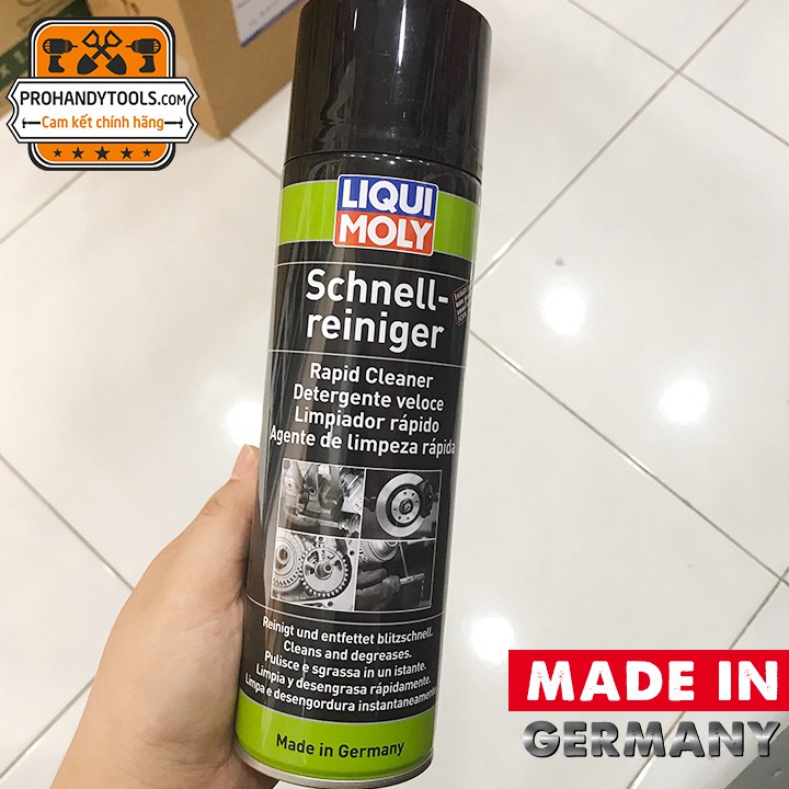 VỆ SINH THẮNG ĐĨA, DẦU MỠ LIQUI MOLY RAPID CLEANER – 3318 – 500ML