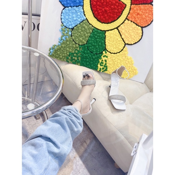 GIÀY Z A R A QUAI ĐÁ HẬU DÂY KÉO CAO 7 PHÂN VỀ ĐỦ MÀU