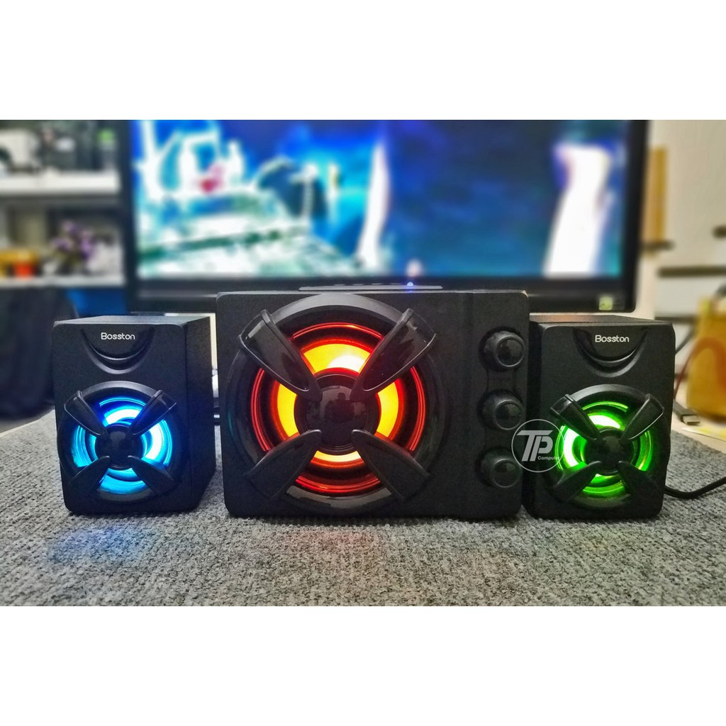 Loa Bluetooth Bosston T1650-BT 2.1 Đèn Led RGB