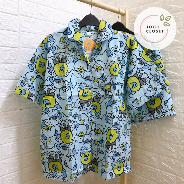 Bộ Ngủ Pijama Thái Lan Form Rộng Hình Gấu