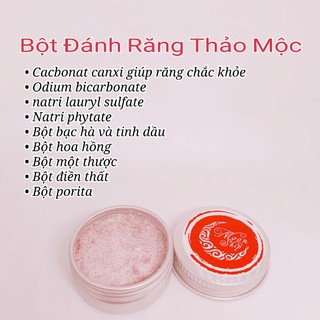 Bột đánh răng thảo mộc Handmade Moon Ship