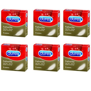 COMBO 6 HỘP BCS DUREX FETHERLITE HỘP 3 BAO