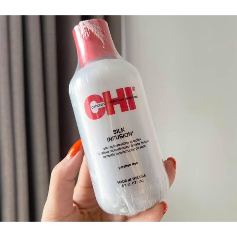 TINH DẦU DƯỠNG TÓC CHI SILK INFUSION OIL 177 ml