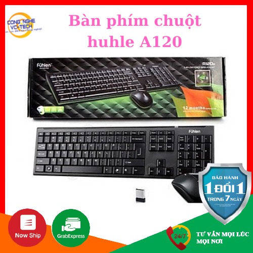 Bộ bàn phím chuột không dây Fuhlen A120G chính hãng ( không dùng cho tivi) - Chính Hãng 100%