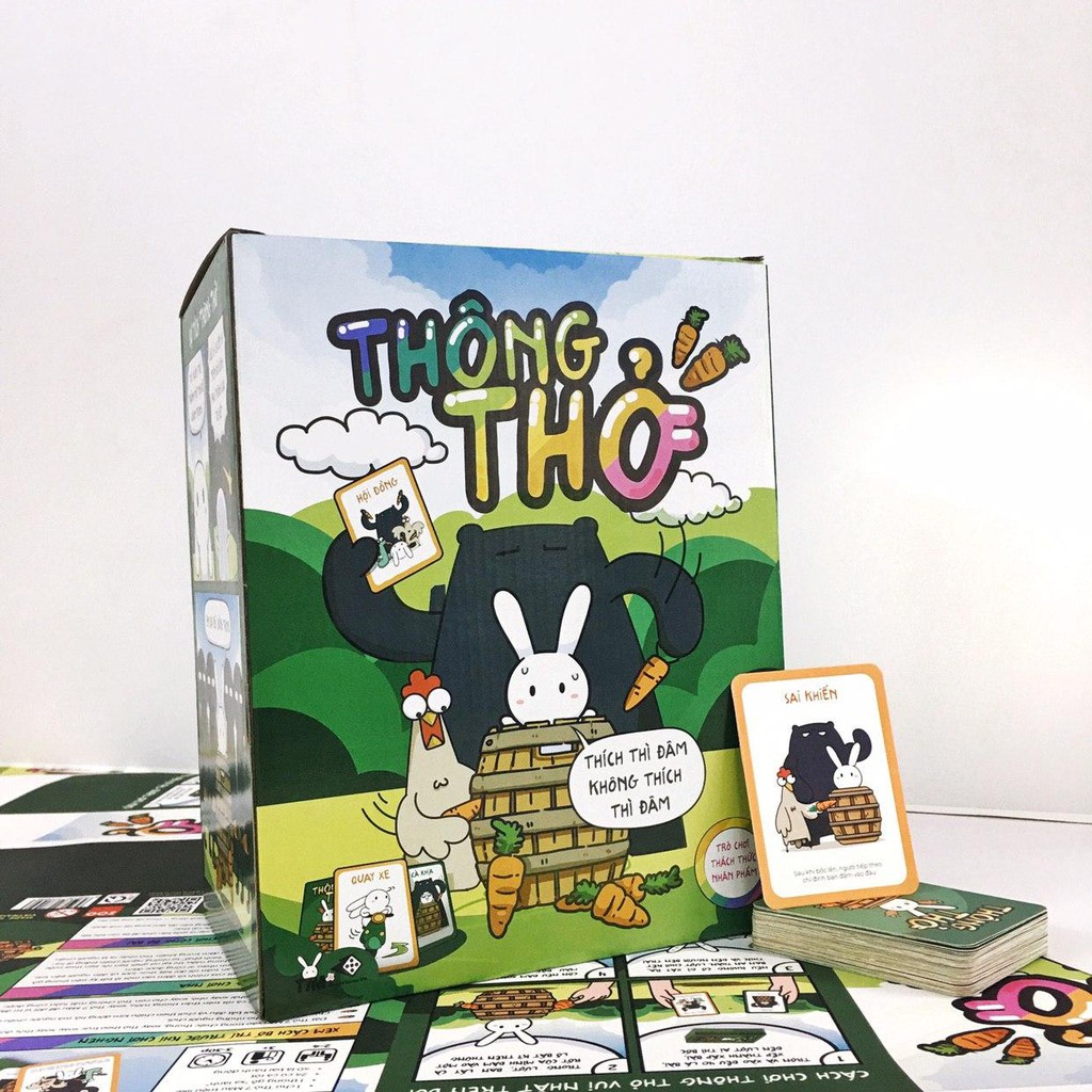 Thông Thỏ - Trò chơi thách thức nhân phẩm từ Thỏ Bảy Màu - BoardgameVN