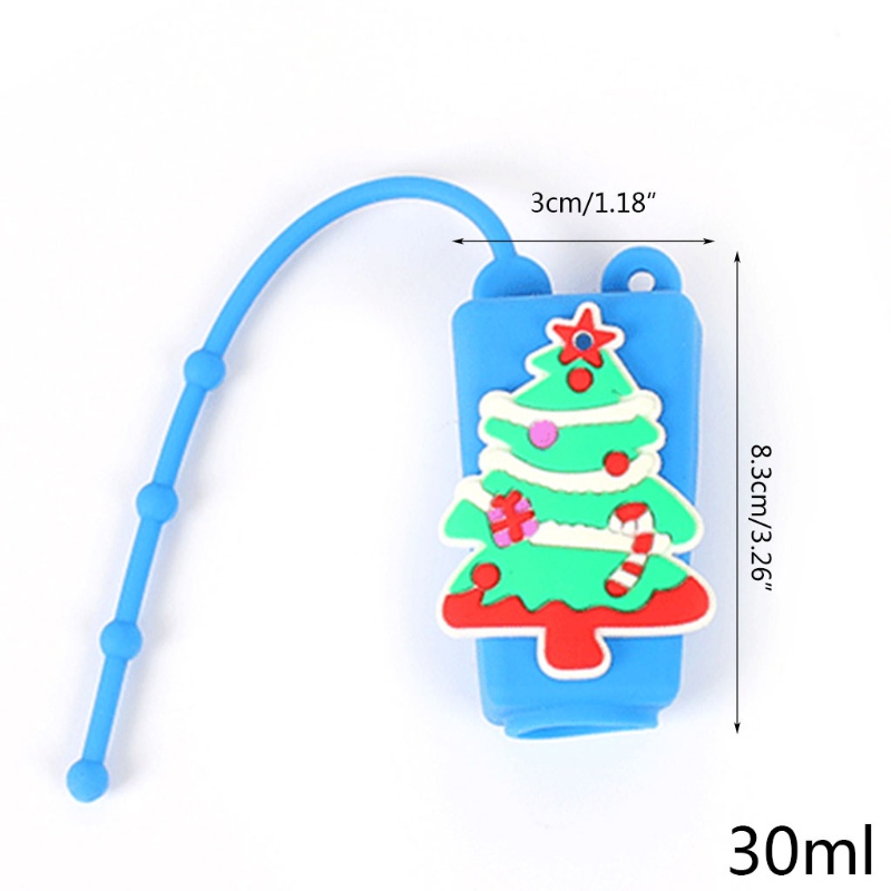 Youyo Set 10 Lọ Đựng Nước Rửa Tay Rỗng Bằng Silicon Họa Tiết Giáng Sinh Có Thể Đổ Đầy Cho Dịp Du Lịch