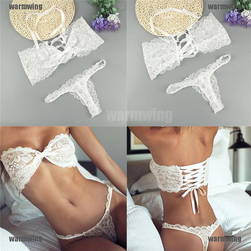 Đồ Lót Ngủ Nữ G-string Thêu Ren Phong Cách Babydoll Gợi Cảm