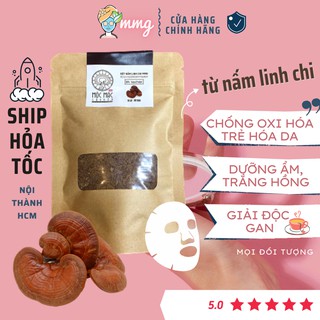100g Bột nấm linh chi dạng túi giấy Mộc Mạc Garden