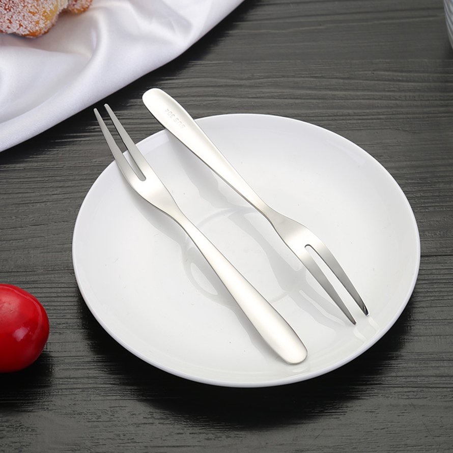 Nĩa ăn trái cây hai đầu bằng thép không gỉ 1209