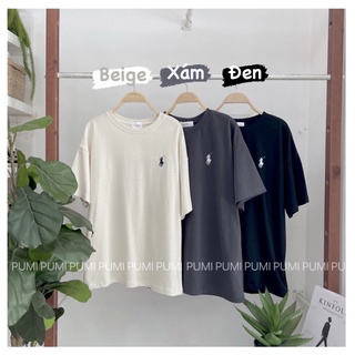 Áo thun nữ thêu hình nhiều màu freesize Pumi