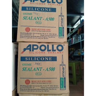Keo silicon Apolo A500 (đen, trắng sữa, trắng trong)
